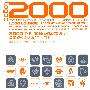 2000个世界顶级标志设计——美国现代设计家office用书