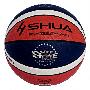 舒华7号PU街头篮球（’红/蓝/白）－SH50227（国际标准7号） 附赠网袋1个，气针1枚