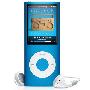 苹果（apple）iPod nano 四代 4g mp3播放器(蓝色)