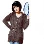 【QA-1】-韩版时尚精品针织毛衣QA-2828-灰