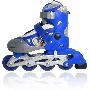 可调式直排轮滑鞋 GX-8804-A （蓝+灰色）35-38