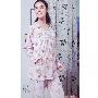 【 QA-1】-韩版时尚休闲纯棉家居服 MXR-8119-粉红 XL