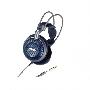 铁三角 Audio-Technica ATH-AD400-BL 蓝色 头戴式耳机