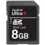 SanDisk 疾速Ultra Ⅱ SD卡 8GB