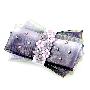 SaSa-韩国流行前线纯手工精致镶钻魅紫芬芳发夹发饰