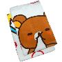 卡通系列-纯棉超柔Rilakkuma毛巾两条装（小红心）