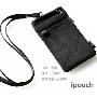 Moshi iPouch 清洁保护套-带挂绳（适用iPod touch、classic、iPhone）禅黑