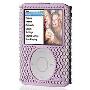 贝尔金 iPod nano3代 时尚网格PU皮套(紫色)