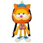 阿布布艺超可爱手工艺品牌布包-宝贝加菲猫双肩背包