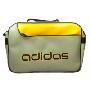 adidas阿迪达斯运动线条商标-环保-单肩-斜肩包-E34324（暗绿/土黄）