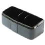日本Seiwa仪表台伸缩三置式置物盒+饮料架（黑色）W364