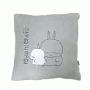 韩国流氓兔08新款天鹅绒方形抱枕S－灰色MACHCU-001-008-EZ