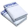锦和提花割绒枕巾JH07-98Z*2条装 蓝