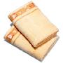 锦和提花割绒枕巾JH07-98Z*2条装 黄
