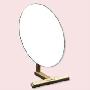 墨君/Versarack椭圆形实木化妆镜(直径16cm)