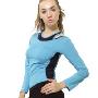菩尔瑜伽08秋款绦纶瑜珈服上衣 DS16Y-1101 (XL)