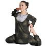 远阳瑜伽08秋款亚麻瑜珈服套装 S403+P403 M