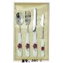 皇家玫瑰韩式骨瓷餐具4P套装B A04-2