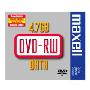 麦克赛尔（maxell） DVD-RW 2X 1P刻录光盘1*5