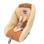 童星 Kidstar KS-2026F 车用儿童安全座椅 适用0至4周岁儿童 黄棕（桶行设计+五点式+三档身高）