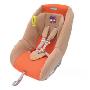 童星 Kidstar KS-2026K 车用儿童安全座椅 适用0至4周岁儿童 橙杏网（桶行设计+五点式+三档身高）
