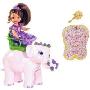 Barbie芭比 森林公主凯莉与小象K8109 紫色公主