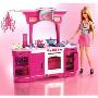 Barbie芭比 粉红芭比厨房 N4893