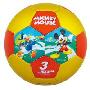 DISNEY迪士尼3号PVC车缝足球唐老鸭米奇红黄色DSO716