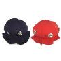 星童坊绣花灯罩帽ST63008 红色+绣花灯罩帽蓝色 46cm套装