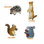 益聪3D可爱小动物拼装（四款装）3566B