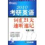 考研英语词汇21天速听速记(2010)(北京新航道学校考研英语培训教材)(附MP3光盘一张)