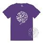 星座传奇——我的星座逗号人生紫色T恤