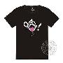 星座传奇——哈哈流星座口水黑色T恤