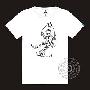 星座传奇——星座骨骼小人跳绳白色T恤