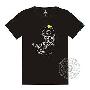 星座传奇——星座骨骼小人跳绳黑色T恤