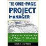 The One Page Project Manager（项目管理人员的一页文件：集任何规格、类型、预算于一页）