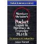 M-W Pocket Guide to Business Math(韦氏商业数学手册)