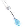Royal-奥地利施华洛世奇水晶吊坠项链经典时尚款-冰蓝水滴