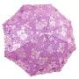 天堂伞三折晴雨伞 紫色 水莲芬芳3070E