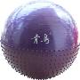 青鸟按摩健身两用瑜伽球65cm深紫色 配气筒