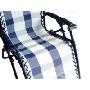 诺可文大号三合一功能折叠豪华躺椅L065B(蓝格色)