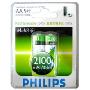 飞利浦 PhilipsAA5号2100mAH/毫安时充电电池