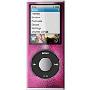 贝尔金  Belkin iPod nano 4G绚彩水晶壳(粉红，“金属”网面