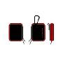数码播放器专用 便携包（黑红 适用于 4.3寸 5寸 索尼M80、艾诺V6000、纽曼、驰为等 系列 MP5播放器 ）