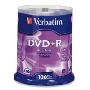 威宝 DVD+R 16速 4.7G 全球包装 素色 桶装100P 刻录盘(63404)
