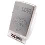 ZIPPO 205锻沙双刻镭印 心中爱my love