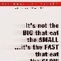 It’s Not the Big That Eat the Small...It’s the Fast That Eat the Slow： How to Use Speed as a Competitive Tool in Business如何在商战中以快取胜