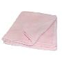 玛克家纺素色超柔珊瑚绒毯-粉红色
