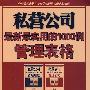 私营公司最新最实用的1000例管理表格