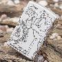 ZIPPO1932四面雕刻风中女郎纪念版打火机2SI-4GIRL